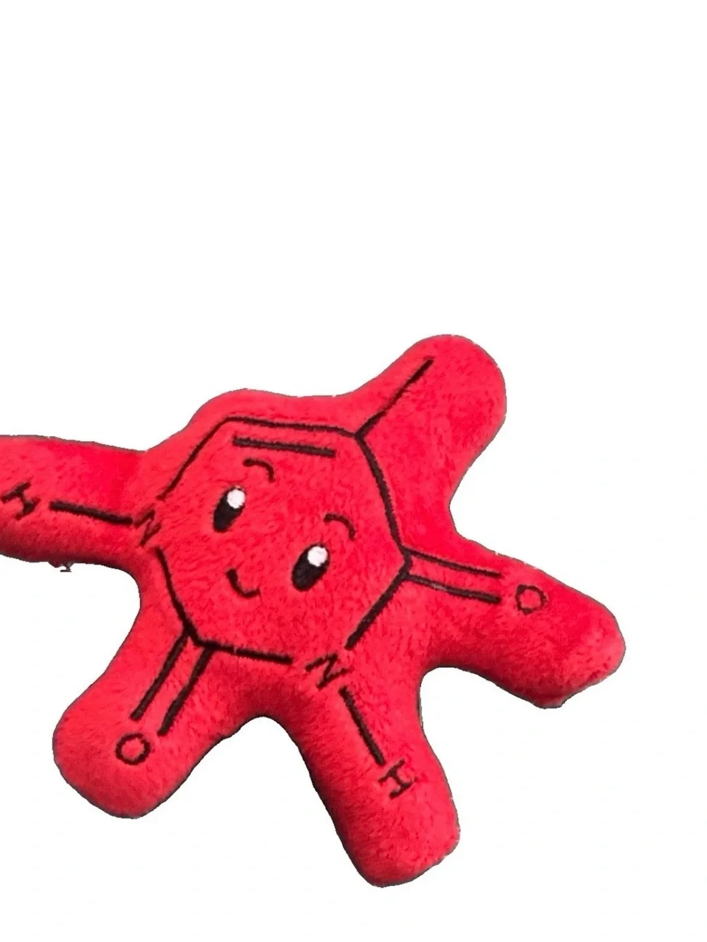 Plush Science Molecule Toy - Red, Blue, Green, Black Plush Set